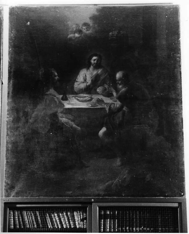 moltiplicazione dei pani e dei pesci (dipinto) di Liani Francesco (attribuito) (sec. XVIII)