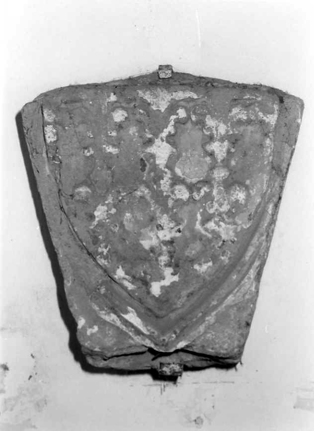 stemma (rilievo, frammento) - bottega campana (fine/inizio secc. XVI/ XVII)