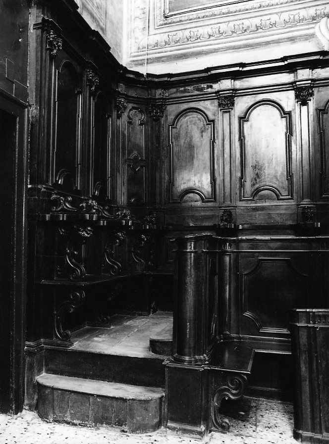 stalli del coro - bottega campana (sec. XVIII)