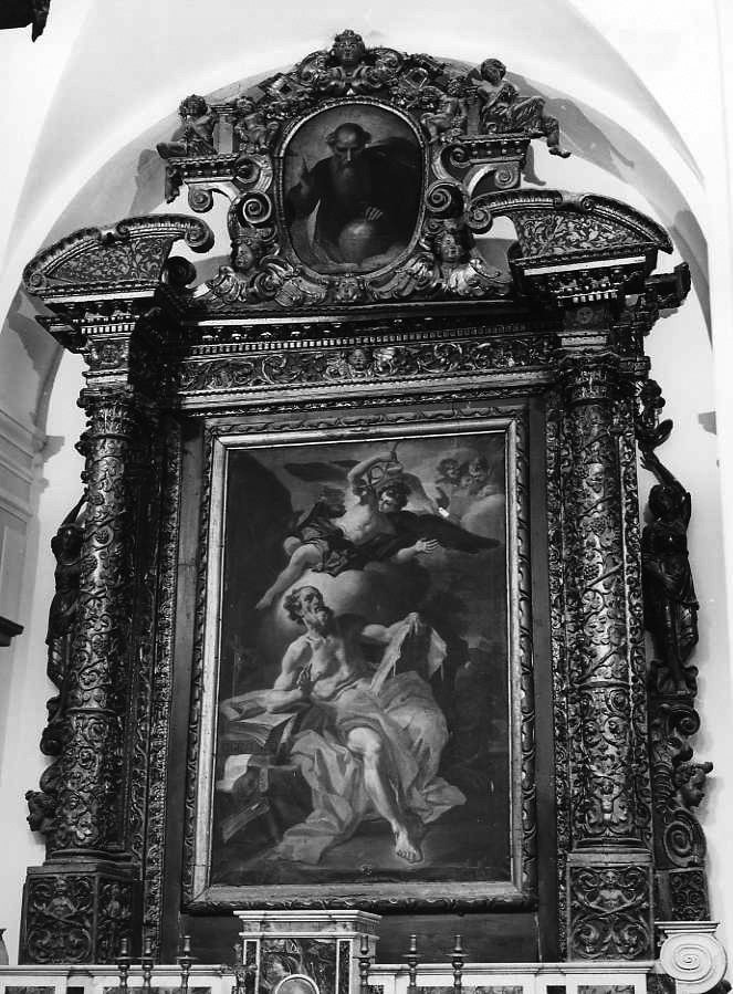 San Girolamo ha la visione degli angeli che suonano le trombe del Giudizio (dipinto) - ambito napoletano (sec. XVII)