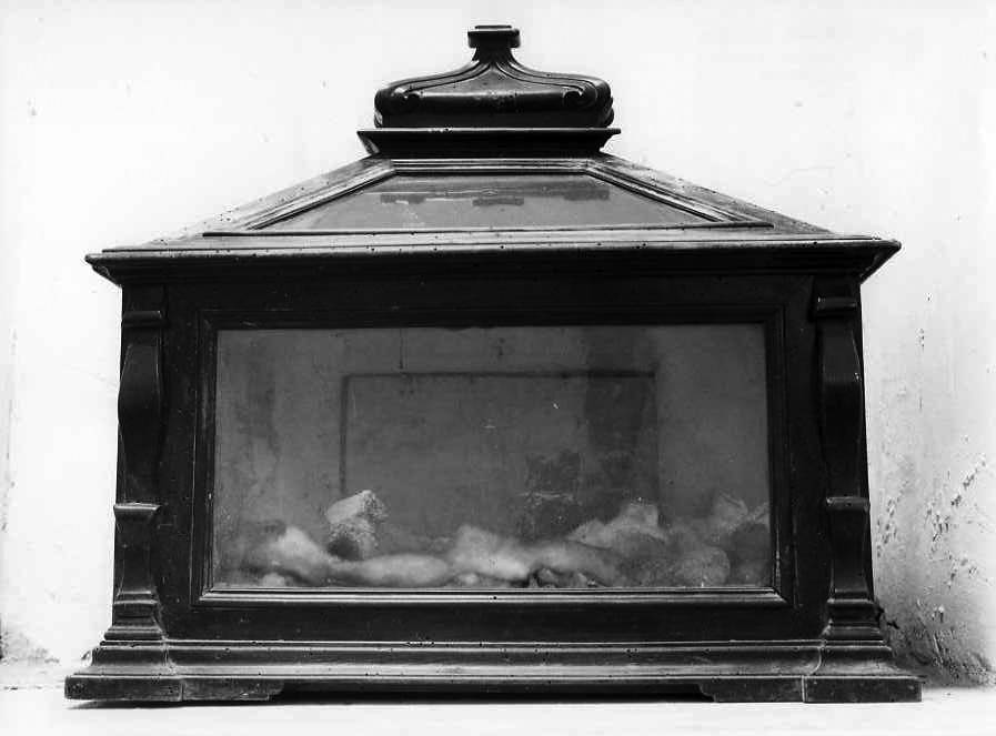 vetrina per reliquie - bottega campana (sec. XIX)