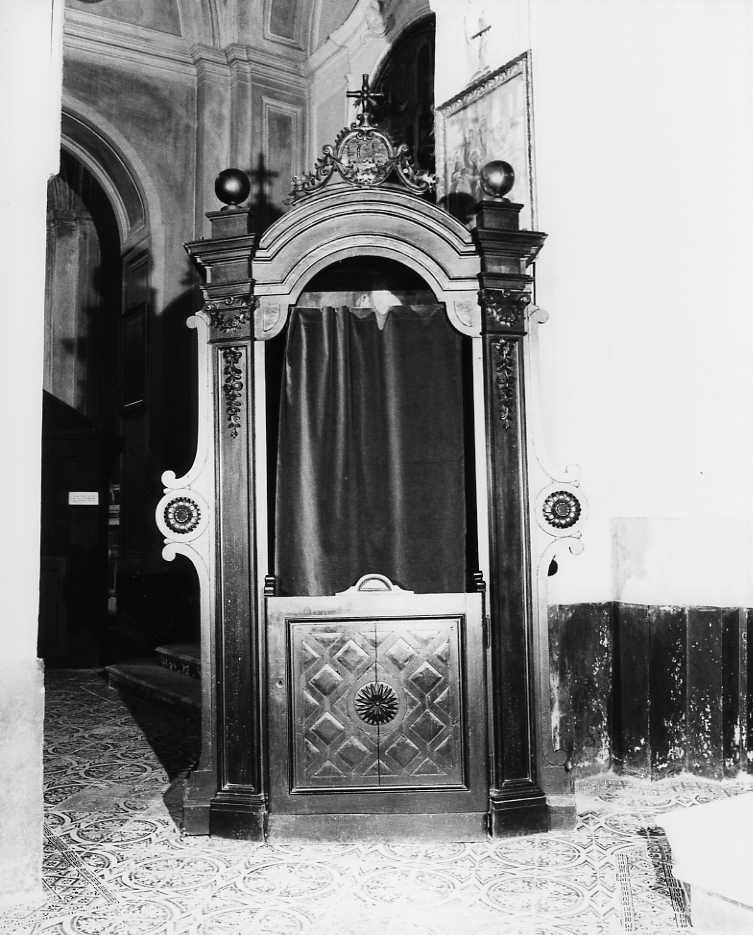confessionale - bottega campana (seconda metà sec. XIX)