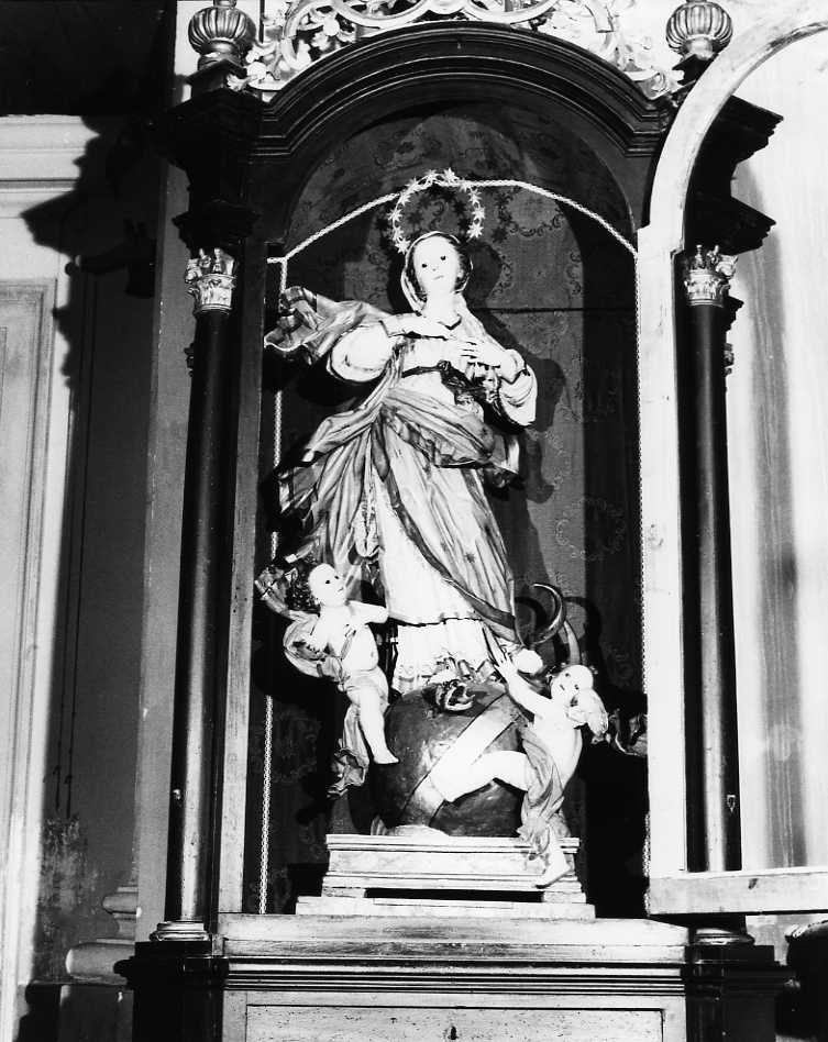 Madonna Immacolata (statua) - bottega campana (seconda metà sec. XVIII)