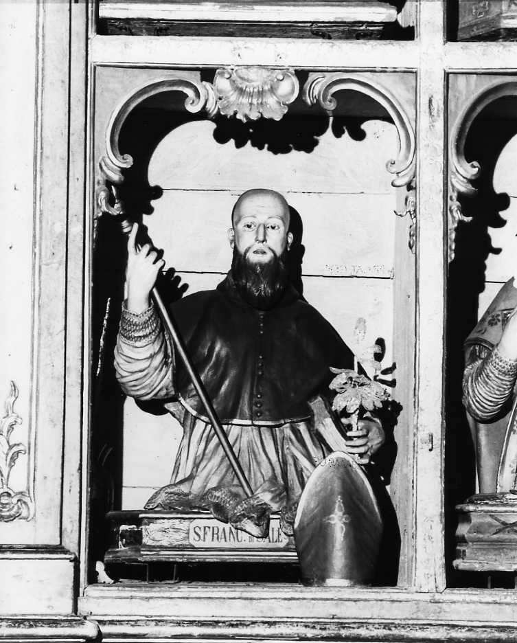 San Francesco di Sales (busto) - bottega napoletana (seconda metà sec. XVIII)