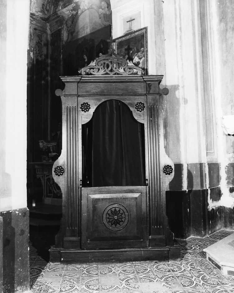 confessionale - bottega campana (seconda metà sec. XIX)