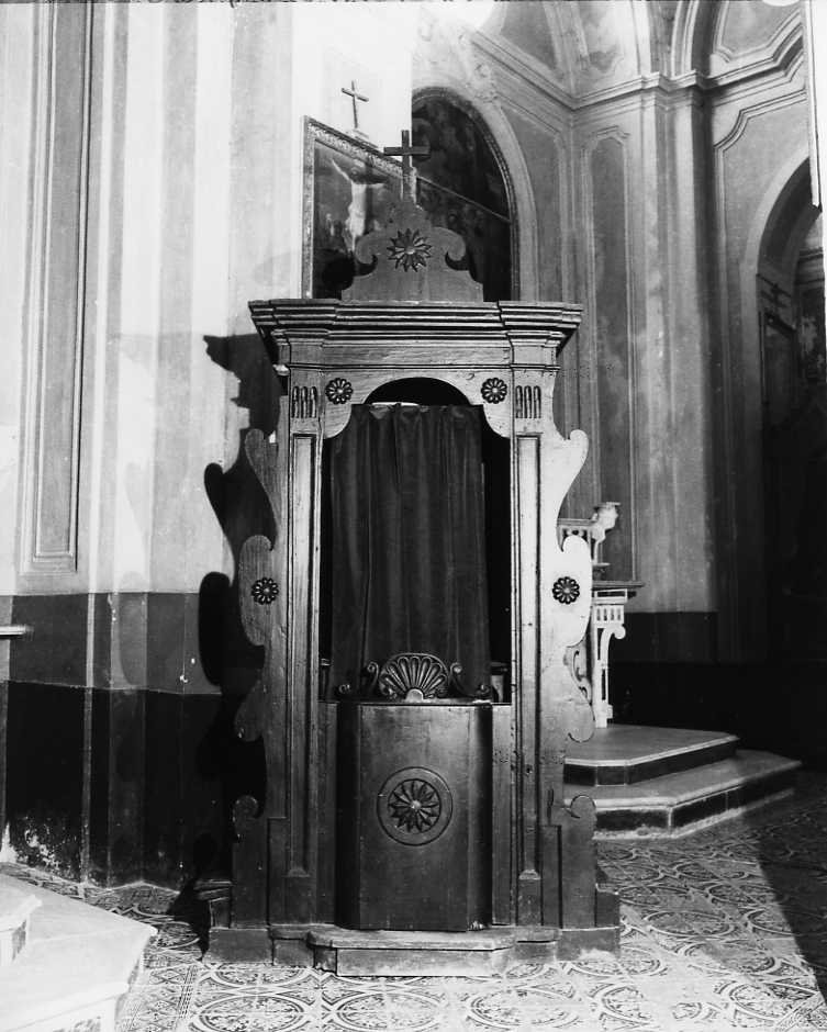 confessionale - bottega campana (seconda metà sec. XIX)