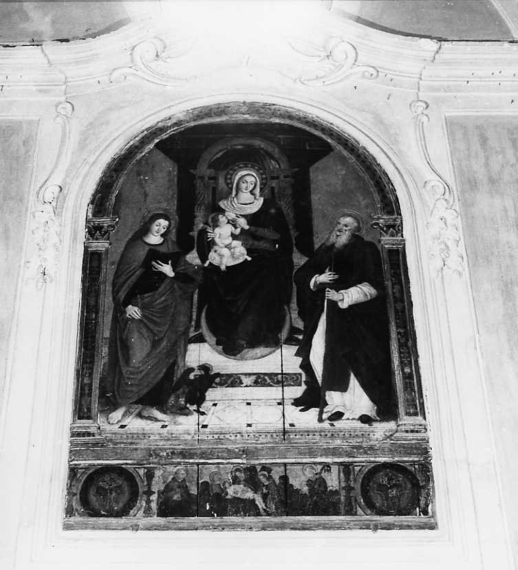 Madonna in trono con Bambino e Santi (dipinto) - ambito napoletano (fine/inizio secc. XV/ XVI)