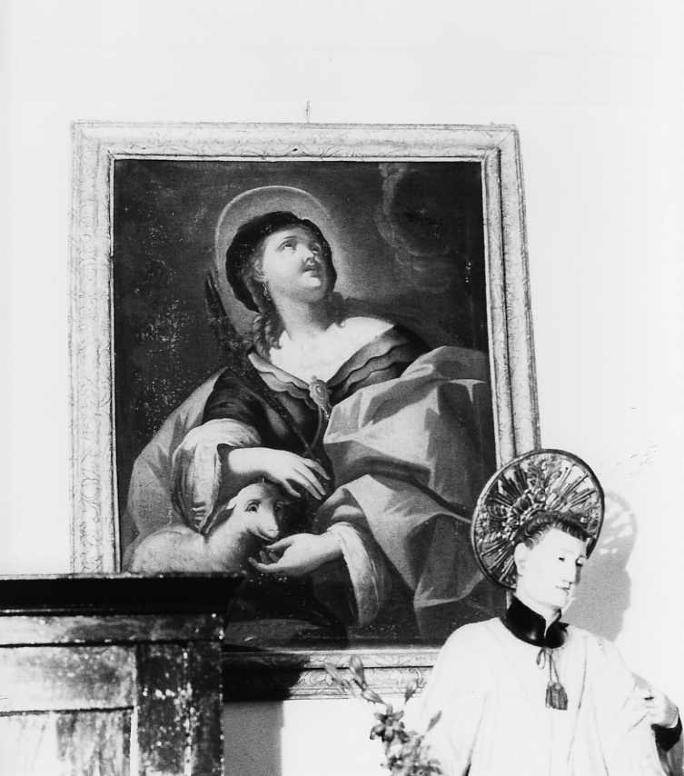 Sant'Agnese (dipinto) - ambito napoletano (seconda metà sec. XIX)