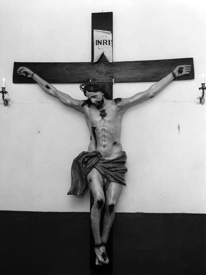 Cristo crocifisso (crocifisso) - bottega campana (sec. XIX)