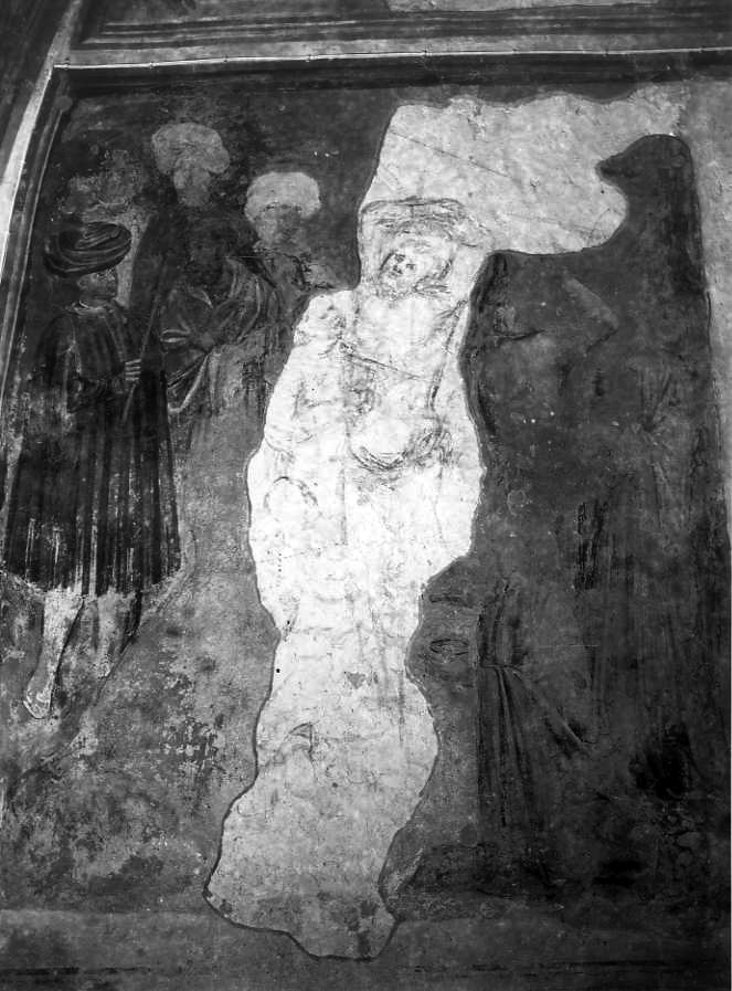 flagellazione di Cristo (dipinto) - ambito campano (inizio sec. XV)