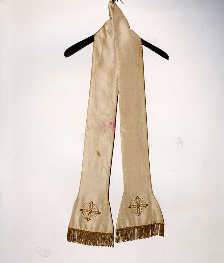 stola - manifattura campana (fine/inizio secc. XIX/ XX)