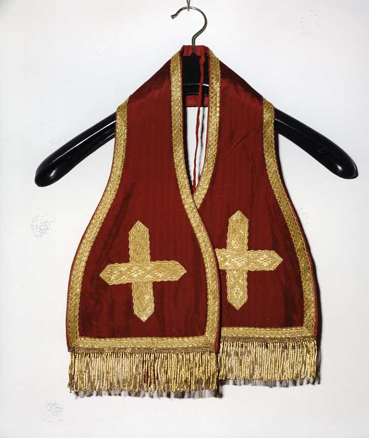 manipolo - manifattura campana (prima metà sec. XX)