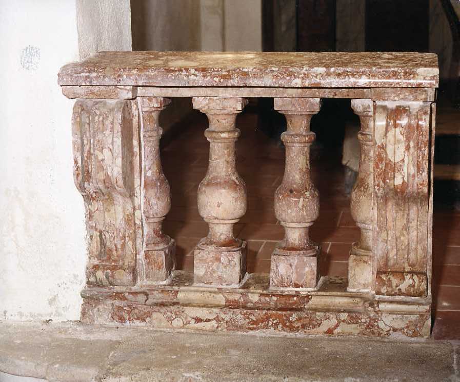 balaustrata del coro - bottega campana (sec. XIX)