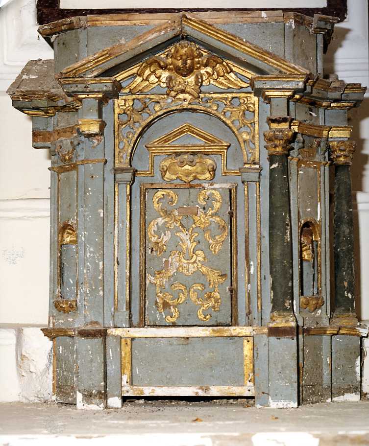 tabernacolo - a tempietto - bottega campana (sec. XVII)