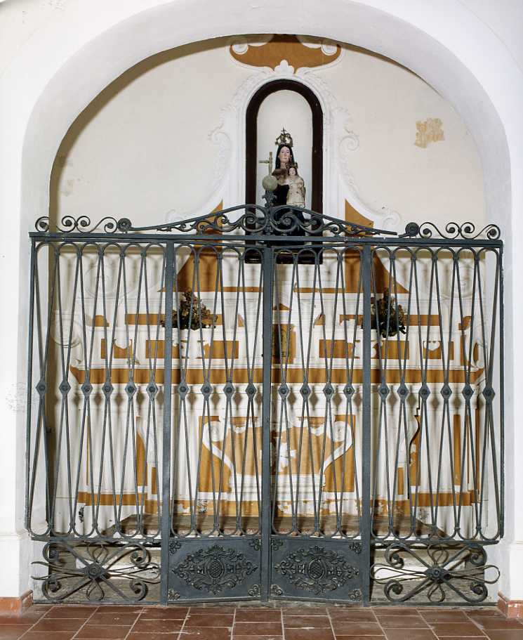 cancellata di cappella - bottega campana (sec. XIX)