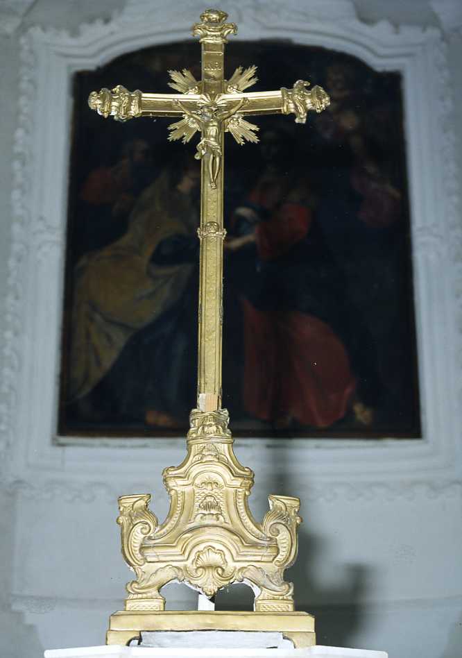 Cristo crocifisso (croce d'altare) - bottega campana (fine sec. XVIII)