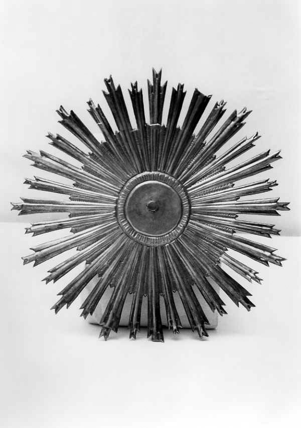 aureola di statua - bottega campana (sec. XIX)