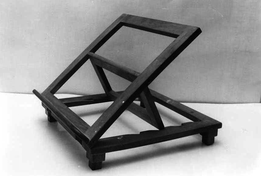 leggio da tavolo - pieghevole di Caso Saverio (attribuito) (prima metà sec. XX)