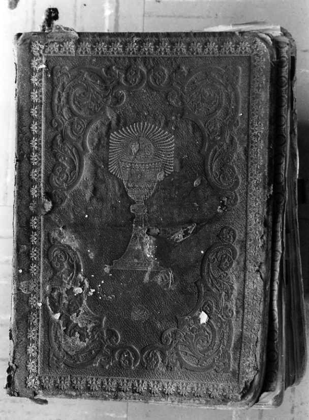 coperta di libro liturgico - bottega campana (sec. XIX)