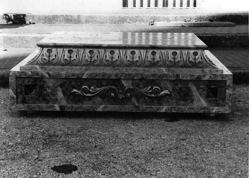 base processionale - bottega campana (prima metà sec. XX)