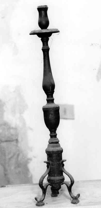 candeliere - bottega campana (primo quarto sec. XX)