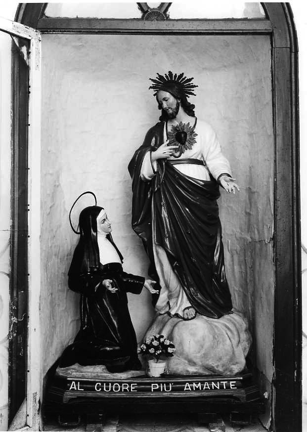 apparizione di Cristo risorto a Santa Maria Maddalena (gruppo scultoreo) - bottega campana (inizio sec. XX)