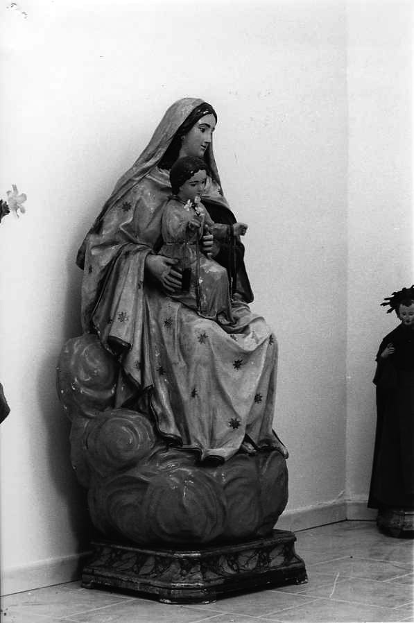 Madonna con Bambino (statua) - bottega campana (prima metà sec. XIX)