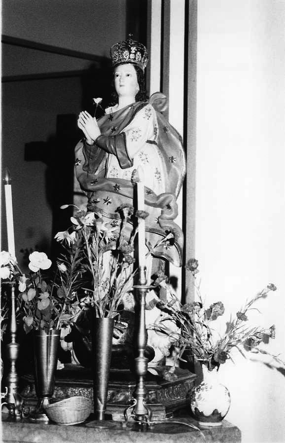 Madonna del Rosario (statua) - bottega campana (sec. XVIII)