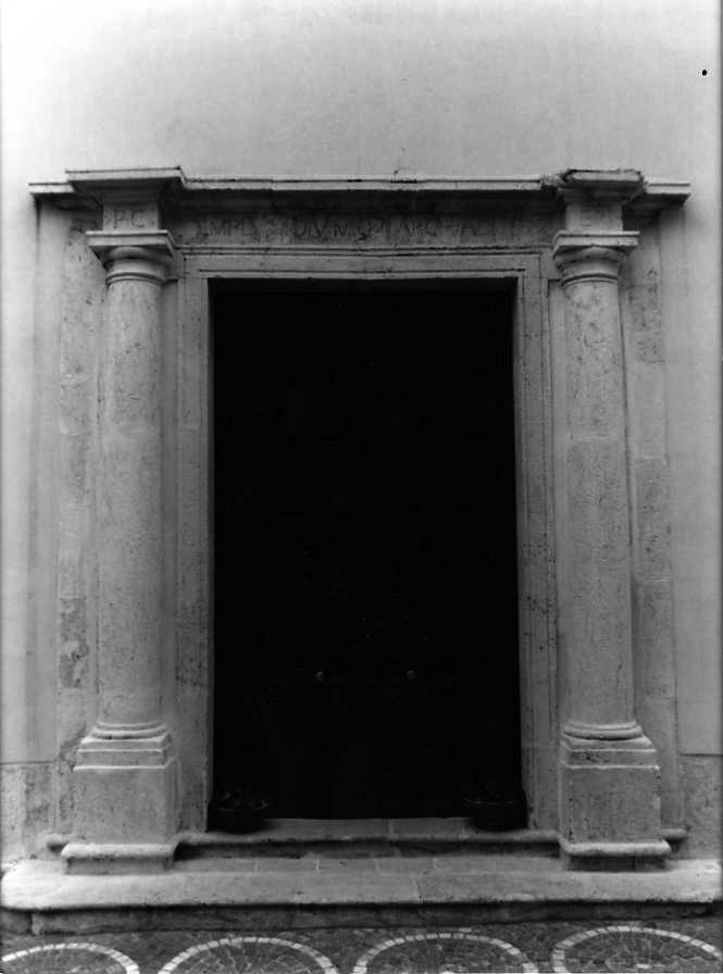 mostra di portale - bottega campana (sec. XV)