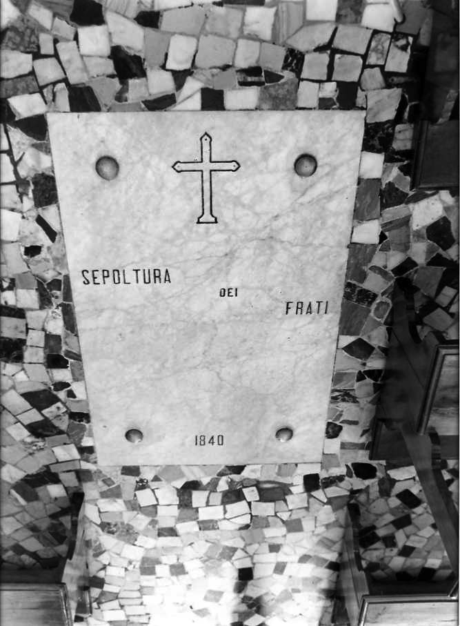 lastra tombale - bottega campana (sec. XIX)