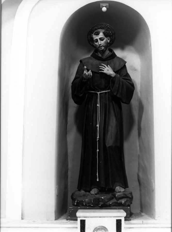 San Francesco d'Assisi (statua) - bottega campana (prima metà sec. XX)