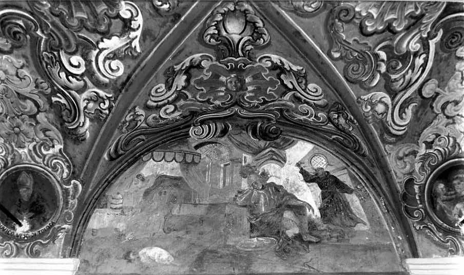 dipinto, elemento d'insieme - ambito campano (sec. XVII)