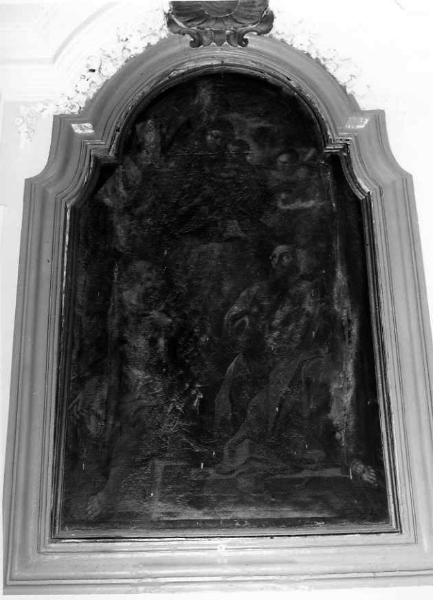 Madonna con Bambino in trono tra santi (dipinto) di Guarino Domenico (sec. XVIII)