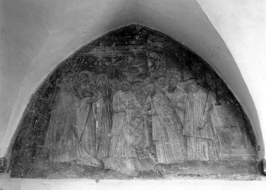 vestizione di Sant' Antonio da Padova (dipinto) - ambito campano (sec. XVIII)