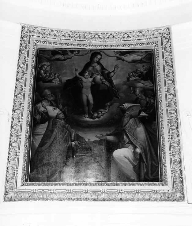 cornice di pala d'altare - bottega napoletana (metà sec. XVII)