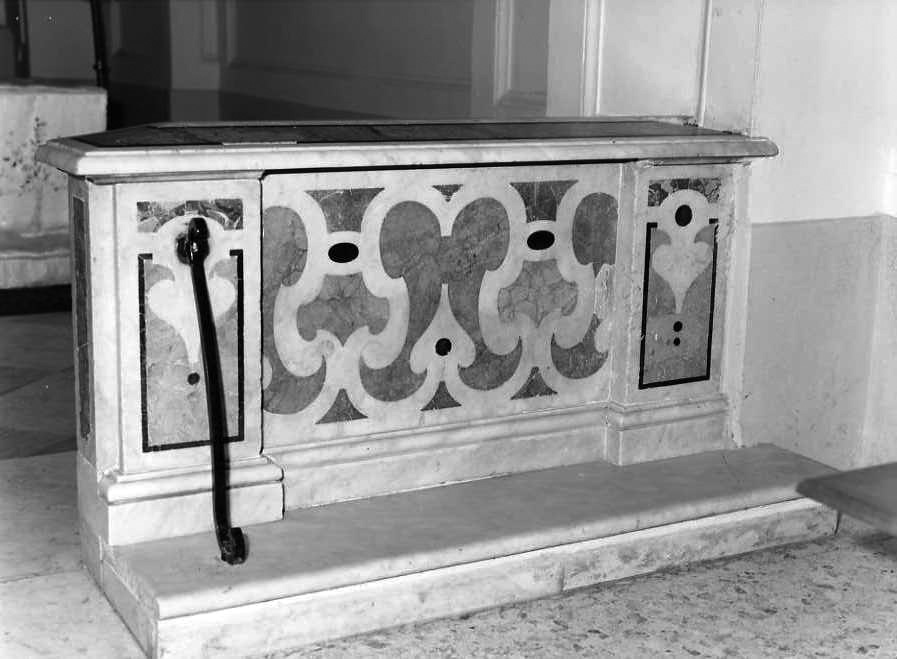 balaustrata, serie - bottega napoletana (sec. XVIII)