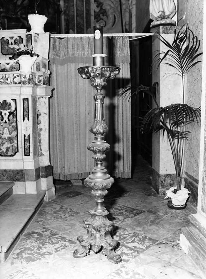 candelabro - bottega campana (metà sec. XVIII)