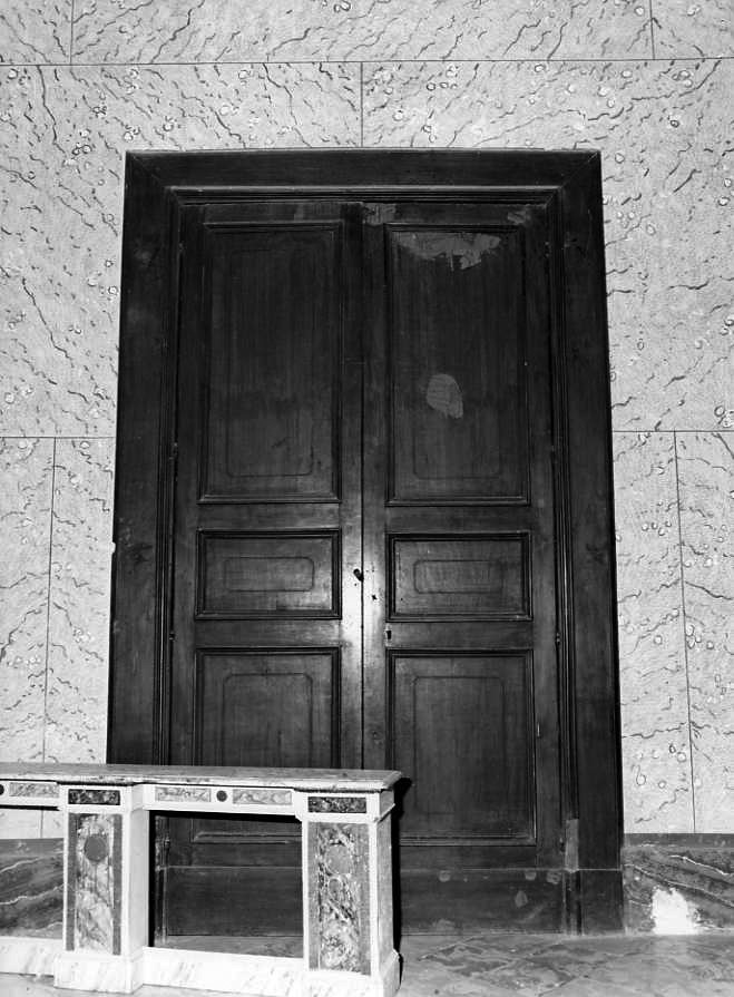 porta - a due battenti - bottega campana (prima metà sec. XIX)