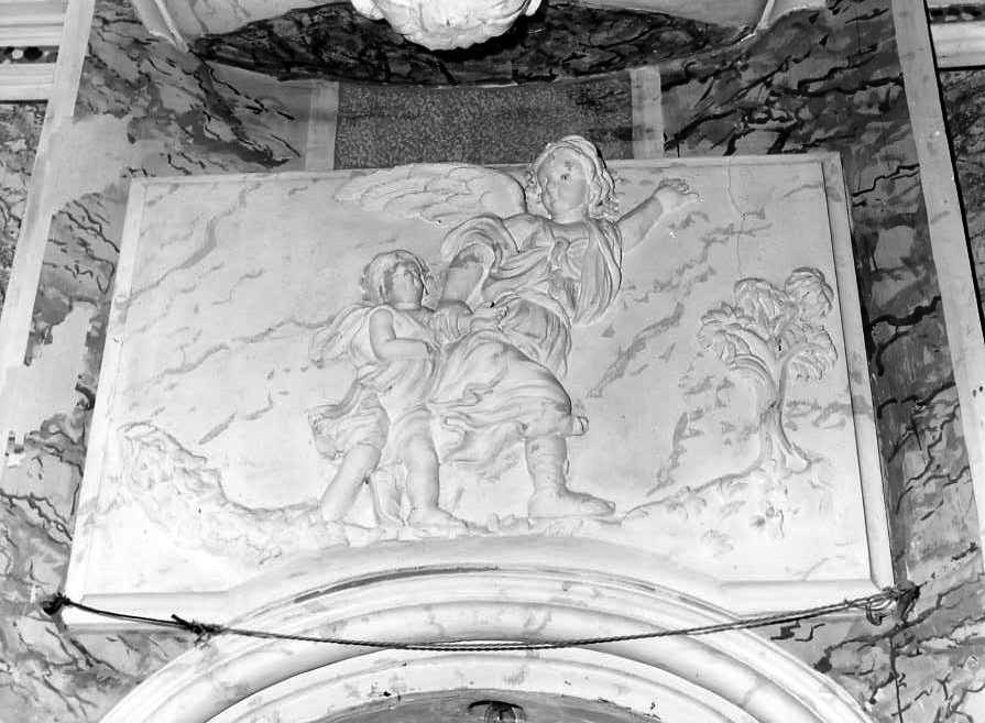 Tobia e San Raffaele arcangelo (rilievo) - bottega campana (inizio sec. XIX)