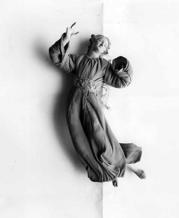 angelo attero (statuetta di presepio) - bottega campana (ultimo quarto sec. XVIII)