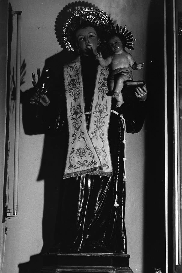 Sant'Antonio da Padova (statua) - bottega campana (sec. XIX)