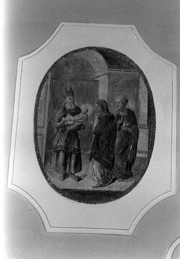 presentazione di Gesù al tempio (dipinto) - ambito campano (sec. XVIII)