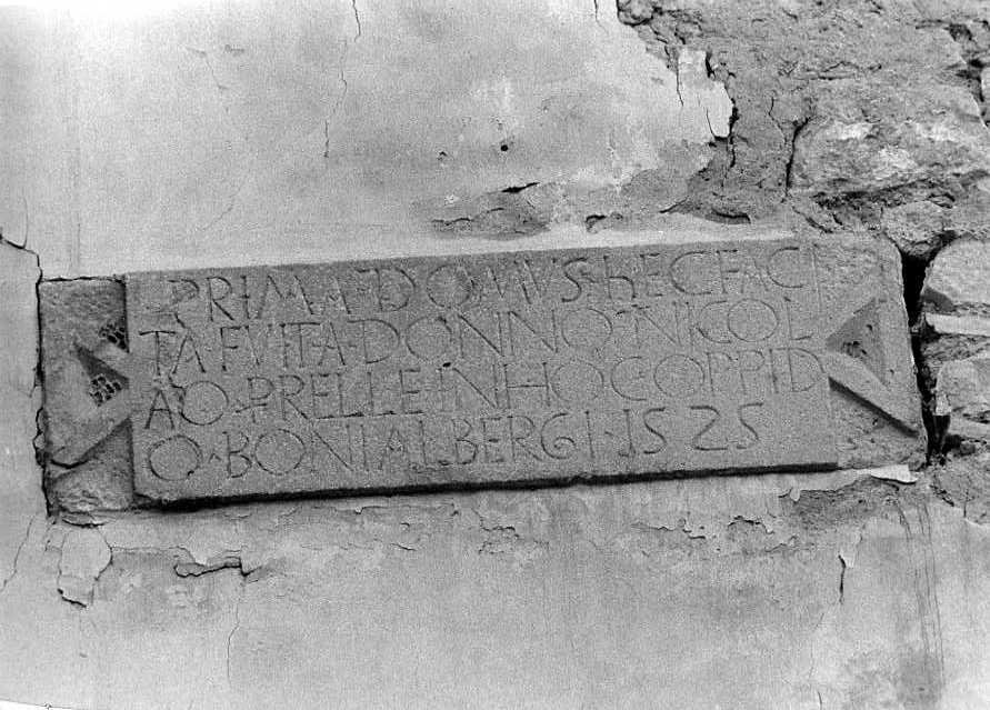 lapide - bottega campana (sec. XVI)