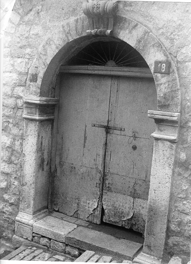 mostra di portale - bottega campana (sec. XVIII)