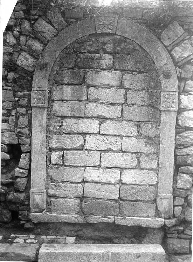 mostra di portale - bottega campana (fine/inizio secc. XVIII/ XIX)