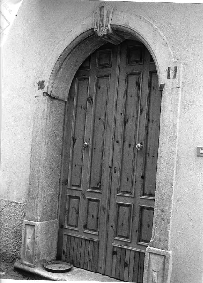 mostra di portale - bottega campana (sec. XIX)