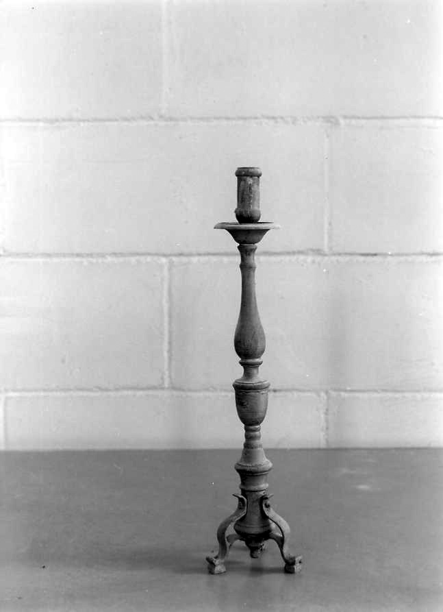 candeliere, serie - bottega campana (inizio sec. XX)