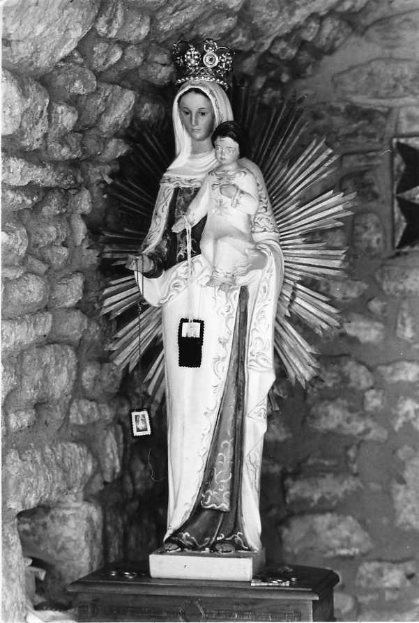 Madonna con Bambino (statuetta) - bottega campana (fine/inizio secc. XIX/ XX)