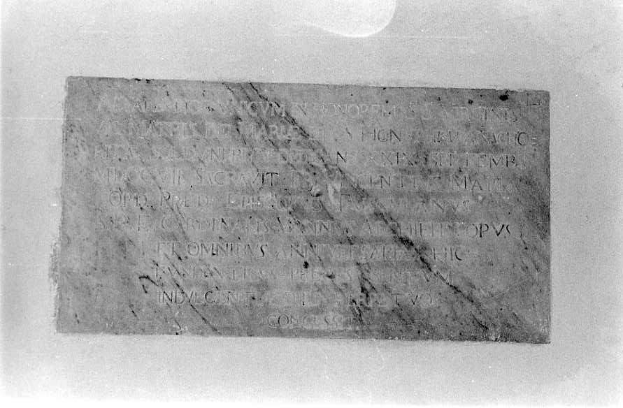 lapide - bottega campana (sec. XVIII)