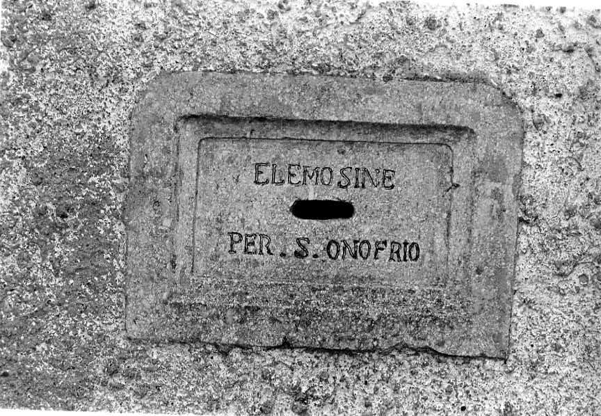 cassetta per elemosine - bottega campana (sec. XIX)